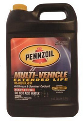 Pennzoil MULTI-VEHICLE EXTENDED LIFE Antifreeze AND SUMMER Coolant 50/50 PRedILUTED 3,78�. | ������� 071611915298 � ��������