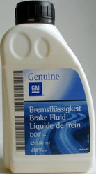 General motors ��������� �������� dot 4, "BRAKE FLUID", 0.5� | ������� 1942058 � ��������