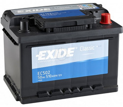 �������������� ������� Exide 50 �/�, 510 � | ������� EC502 � ��������