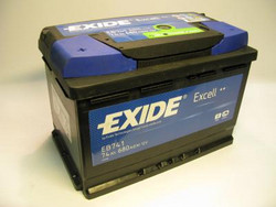 �������������� ������� Exide 74 �/�, 680 � | ������� EB741 � ��������