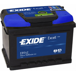 �������������� ������� Exide 54 �/�, 520 � | ������� EB542 � ��������