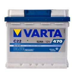 �������������� ������� Varta 52 �/�, 470 � | ������� 552400047 � ��������