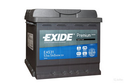 �������������� ������� Exide 53 �/�, 540 � | ������� EA531 � ��������