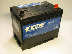 �������������� ������� Exide 70 �/�, 540 � | ������� EB704 � ��������