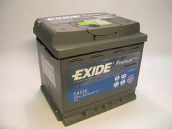 �������������� ������� Exide 53 �/�, 540 � | ������� EA530 � ��������