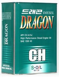 ������ �������� ����� Dragon DIESEL CH-4 15W-40", 4� ����������������� | ������� DCH15W4004 � ��������