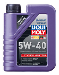������ �������� ����� Liqui moly Synthoil High Tech SAE 5W-40 ������������� | ������� 1924 � ��������