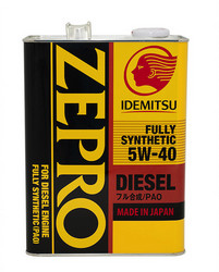 ������ �������� ����� Idemitsu Zepro Diesel 5W-40 Cf Fully Synthetic 4� ������������� | ������� 2863041 � ��������