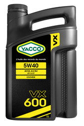 ������ �������� ����� Yacco VX 600 ������������� | ������� 302922 � ��������
