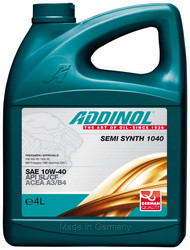������ �������� ����� Addinol Semi Synth 1040 10W-40, 4� ����������������� | ������� 4014766249968 � ��������