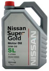������ �������� ����� Nissan Super Gold 20W50 SL ����������� | ������� KLAL620504 � ��������