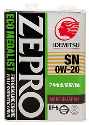 ������ �������� ����� Idemitsu Zepro Ecomedalist Sn/Gf-5 0W-20 4� ������������� | ������� 3583041 � ��������