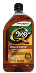 ������ �������� ����� Quaker state Ultimate Durability SAE 0W-20 Full Synthetic Motor Oil ������������� | ������� 073102000346 � ��������