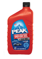 ������ �������� ����� Peak High Mileage Oil 5W-20 (0,946�) ����������������� | ������� P2MH576 � ��������