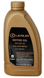������ �������� ����� Toyota LEXUS Motor Oil Full Synthetic SM SAE 5W-40 (1�) ������������� | ������� 0888082790 � ��������