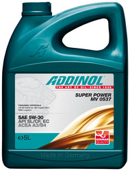 ������ �������� ����� Addinol Super Power MV 0537 5W-30, 5� ������������� | ������� 4014766240460 � ��������