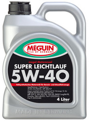 ������ �������� ����� Meguin Megol Motorenoel Super Leichtlauf 5W-40 ������������� | ������� 4355 � ��������