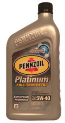 ������ �������� ����� Pennzoil Platinum European Formula 5W-40 ������������� | ������� 071611917902 � ��������