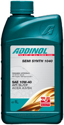 ������ �������� ����� Addinol Semi Synth 1040, 1� ����������������� | ������� 4014766072702 � ��������