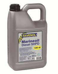 ������ �������� ����� Ravenol Marineoil DIESEL SHPD 10W40, 5� ����������� | ������� 4014835629554 � ��������