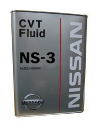 ��������������� ����� � �������� ���: Nissan ��������������� �����  CVT Fluid NS-3 (4�) ,  | ������� KLE5300004 � ��������